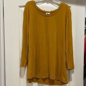 Mustard Long Sleeve Top